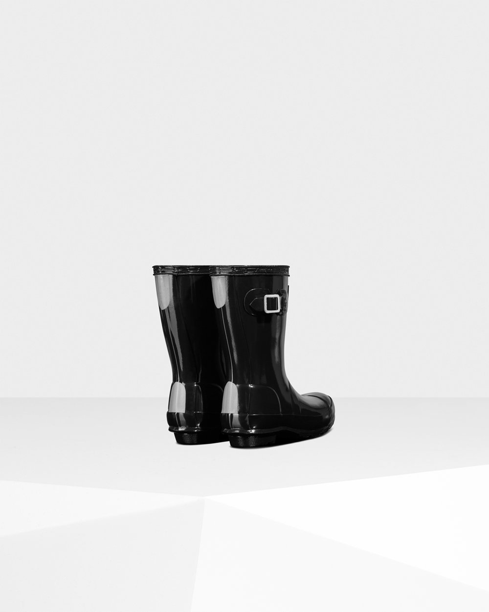 Botas De Agua Hunter Niños Original Little Gloss - Negras - Argentina 3240XTJVP